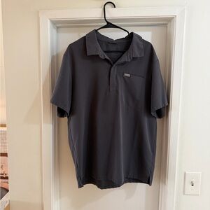 Figs Charcoal Polo Shirt